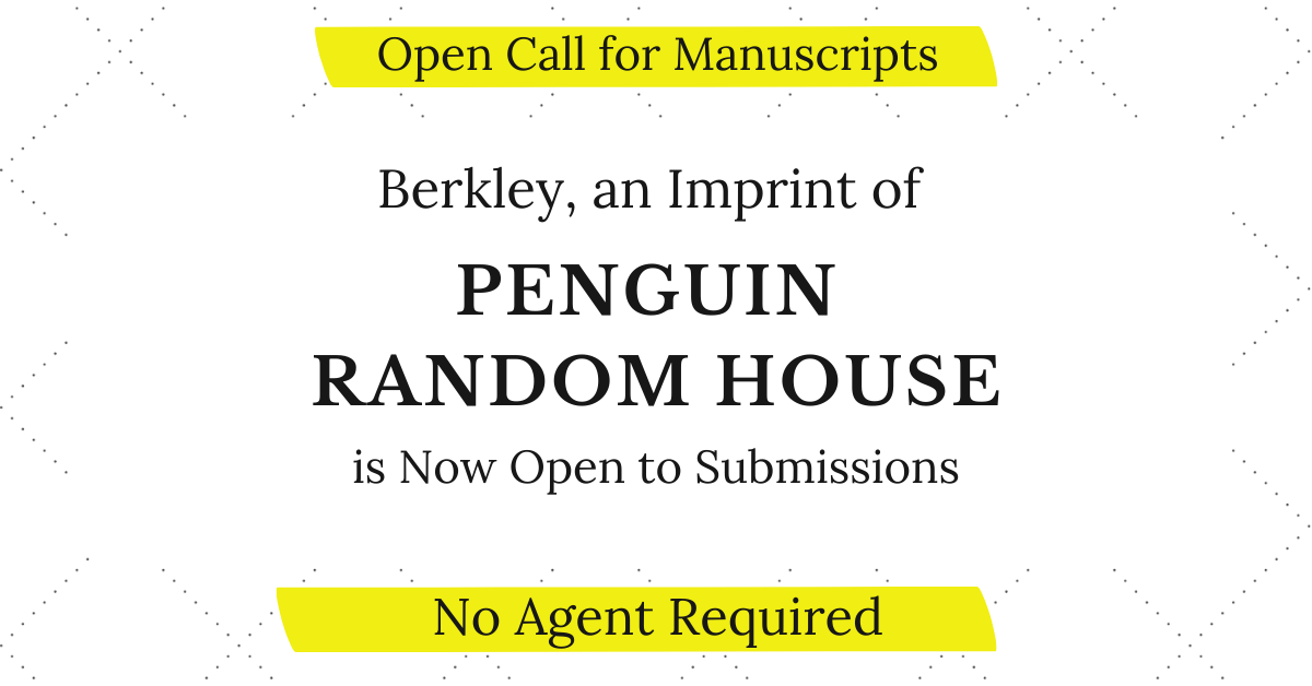 » Berkley (an Imprint of Penguin Random House) Accepting Manuscript