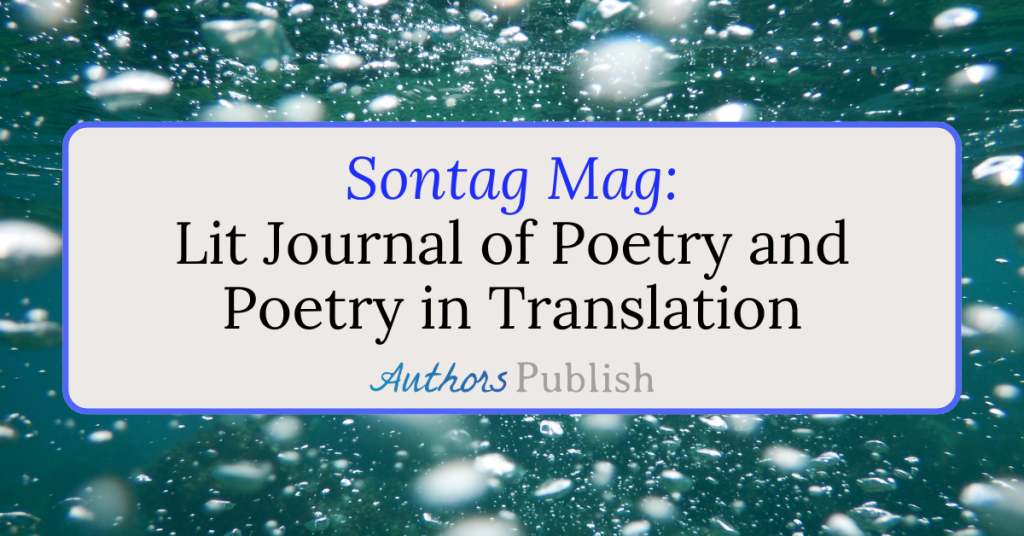 Sontag Mag: Now Seeking Poetry Submissions