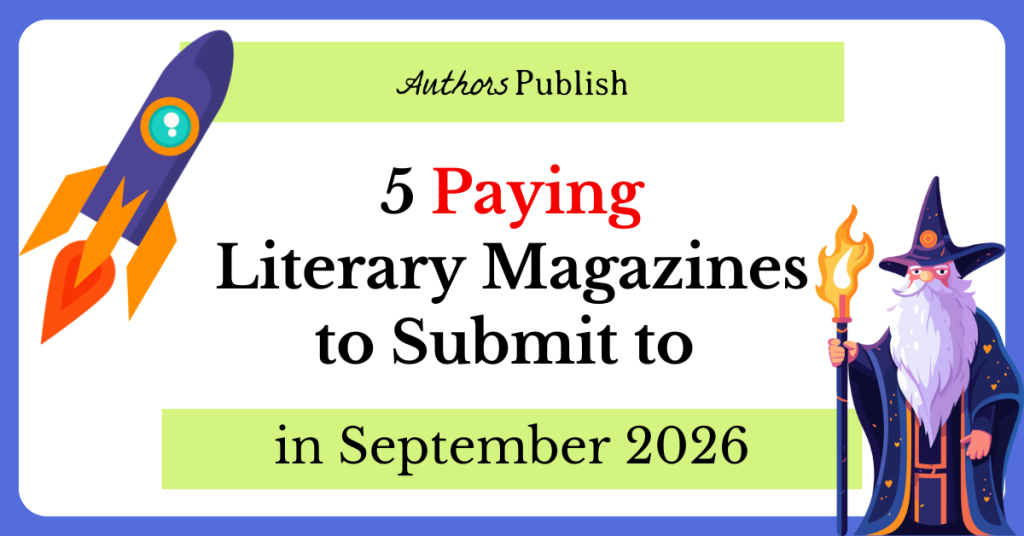 5 Paying Literary Magazines to Submit to in September 2026