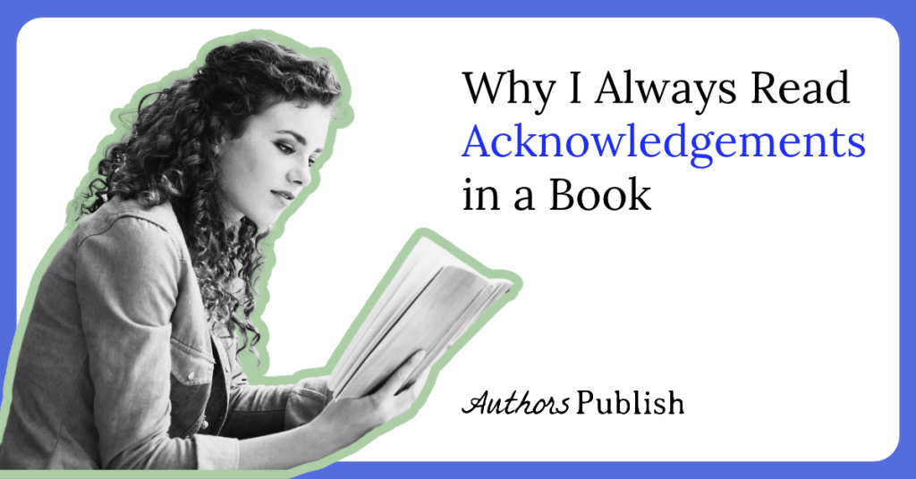 Why I Always Read Acknowledgements in a Book